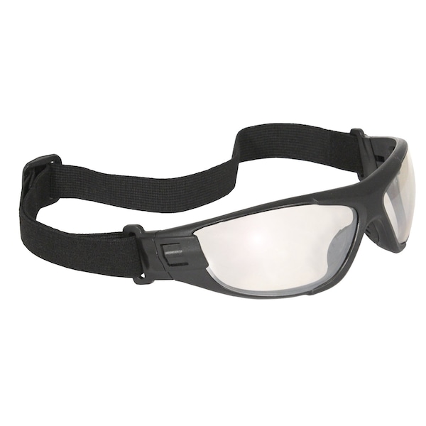 Radians Cuatro, Safety Glasses, Anti-Fog & Anti-Scratch, Indoor/Outdoor Lens, Black Frame, Full-Frame, 1 PR CT1-91 - main